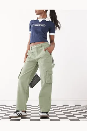Santa Cruz Workers relaxed straight leg cargo trousers in light khaki