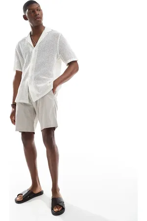 JJ Linen short in beige