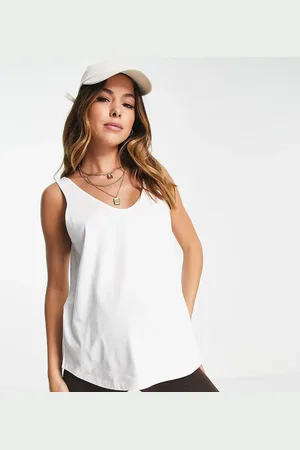 ASOS ASOS DESIGN Maternity ultimate vest with scoop neck in cotton in