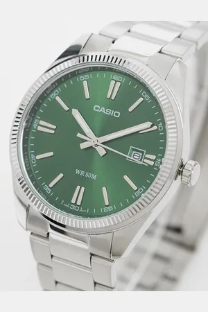 Casio MTP-1302PD vintage watch in and green