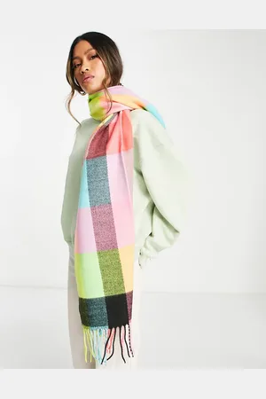 French Connection Large check scarf in