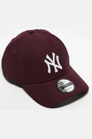 New Era NY Yankees 9forty cap in burgundy