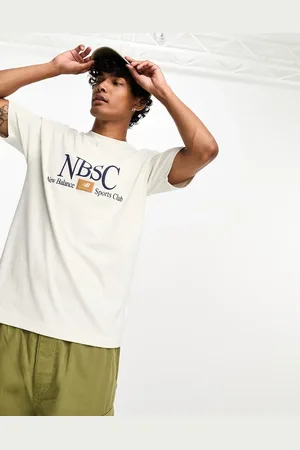 New Balance Athletics NB Sports Club T-Shirt in beige