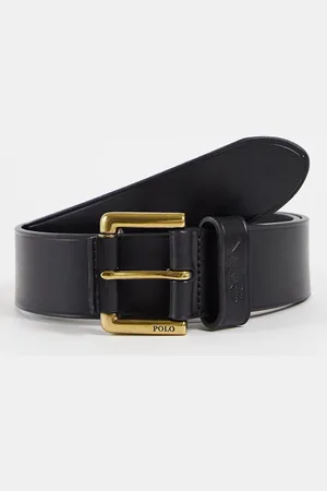 Ralph Lauren Leather belt in with pony logo