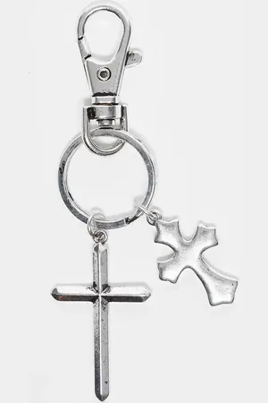 Reclaimed Unisex cross bag keyring charm