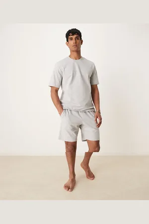 MANGO Jersey shorts and t-shirt pyjama set in