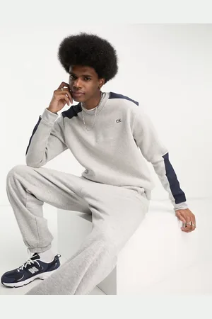 Calvin Klein Walker crew neck sweat in stone