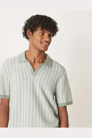 Abercrombie & Fitch Short sleeve crochet shirt in