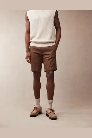 ASOS Smart slim fit linen blend shorts in