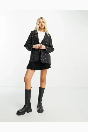 Monki Co-ord oversized blazer in floral print