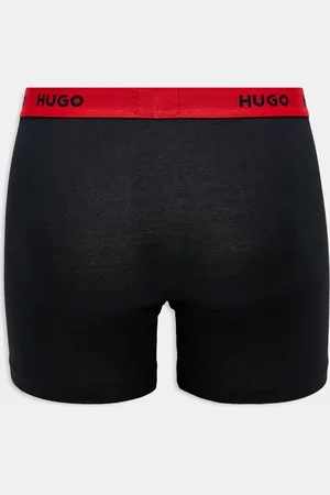 HUGO BOSS HUGO Bodywear 3-pack boxer brief in and red with design print