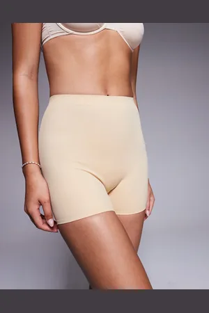 Bye Bra Invisible mid waist light support shortie in beige