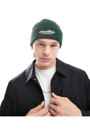 Cotton On Cotton On waffle beanie with LA graphic in