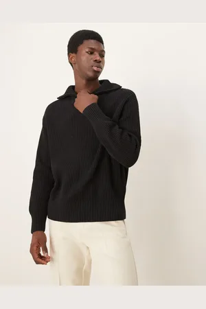 SELECTED Half zip jumper in