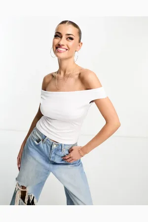 ASOS Bardot short sleeve top in