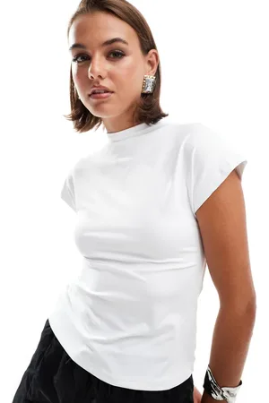 Pimkie High neck cap sleeve top in