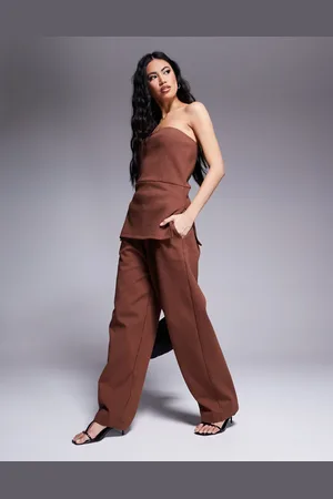 ASOS Structured interlock trouser co ord in