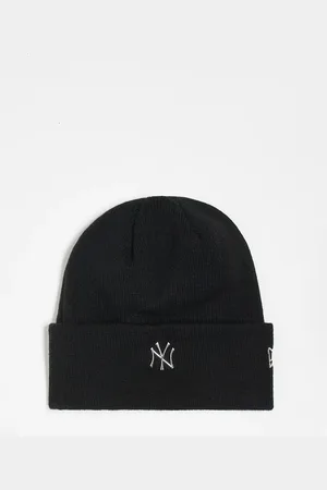 New Era NY Yankess metallic cuff beanie in