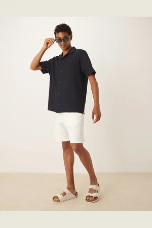 MANGO Jersey smart drawstring shorts in