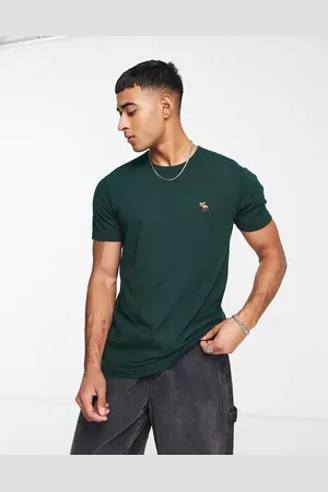 Abercrombie & Fitch Icon logo t-shirt in dark