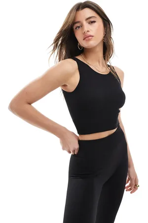 ONLY Seamless crop top co-ord in