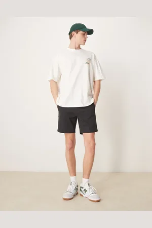ASOS Slim mid length chino shorts in