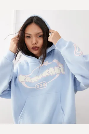 Karl Kani Heart graphic logo hoodie in light