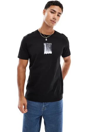 Calvin Klein Brush stroke graphic t-shirt in