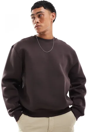ASOS Boxy oversized scuba sweatshirt in