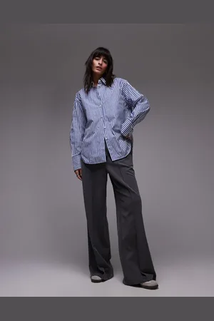ARKET Oversized tailored shirt in stripe