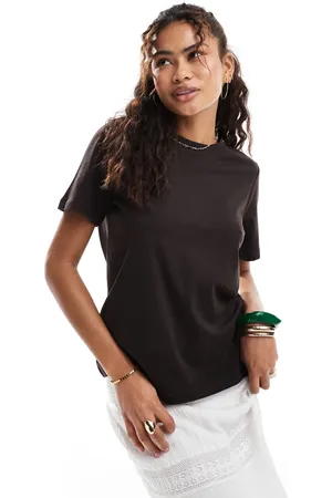VERO MODA T-shirt in chocolate