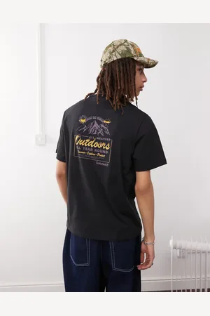 Timberland Mountain landscape backprint t-shirt in