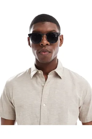 JACK & JONES Retro frame sunglasses in