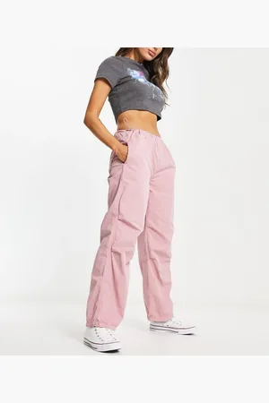 Stradivarius Oversized poplin pant in