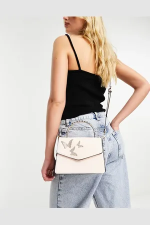 Aldo Celissa butterfly shape embellished crossbody bag in pale