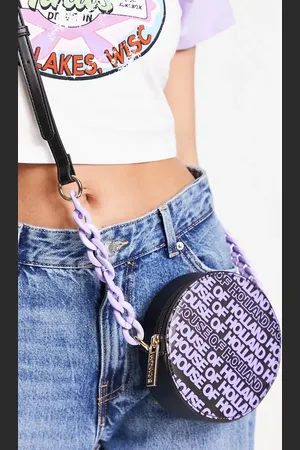 House of Holland Chain strap round shoulder bag in