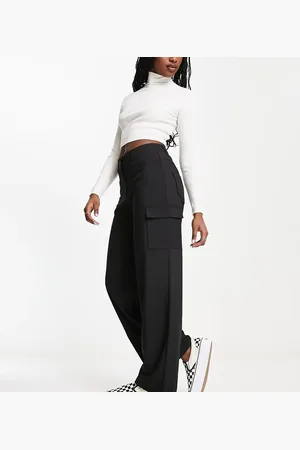 COLLUSION Wide leg tailored cargo trouser in
