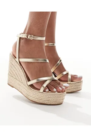 New Look Strappy wedge espadrilles in