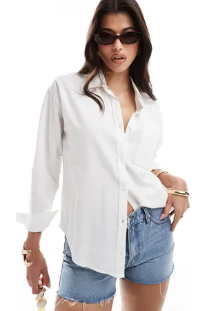Hollister Oversized linen shirt in