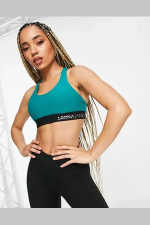 Abercrombie & Fitch Lorna Jane cardio high support sports bra in jade