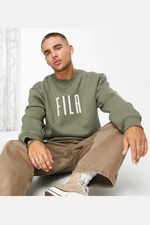 Fila Unisex heritage sweatshirt in khaki
