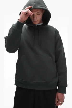 Topman Oversized hoodie in dark