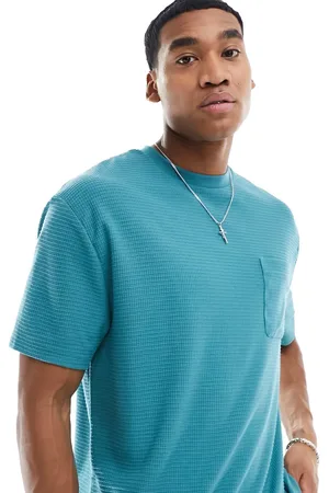 ASOS Relaxed waffle t-shirt in