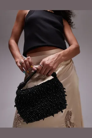 Topshop Gru embellished grab bag in beading