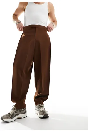 ASOS Balloon smart trousers with side pleats