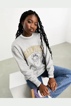 Daisy Street Relaxed sweatshirt with garfield graphic