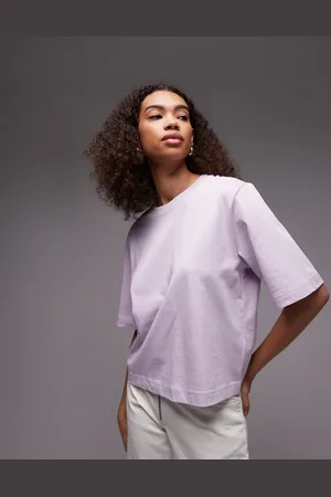 ARKET Heavyweight boxy t-shirt in lilac