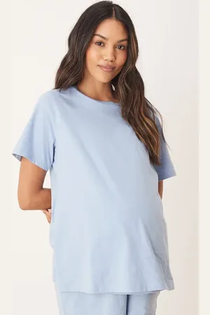 ASOS ASOS DESIGN Maternity mix & match side split pyjama tee in
