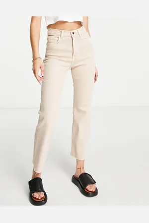 MANGO Kick flare jeans in stone