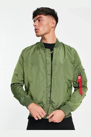 Alpha Industries MA-1 TT slim fit bomber jacket in sage